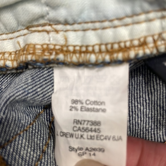 🌿 J. Crew Blue Cropped Reid Jeans 🌿 - Picture 7 of 11